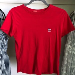 Red USA shirt
